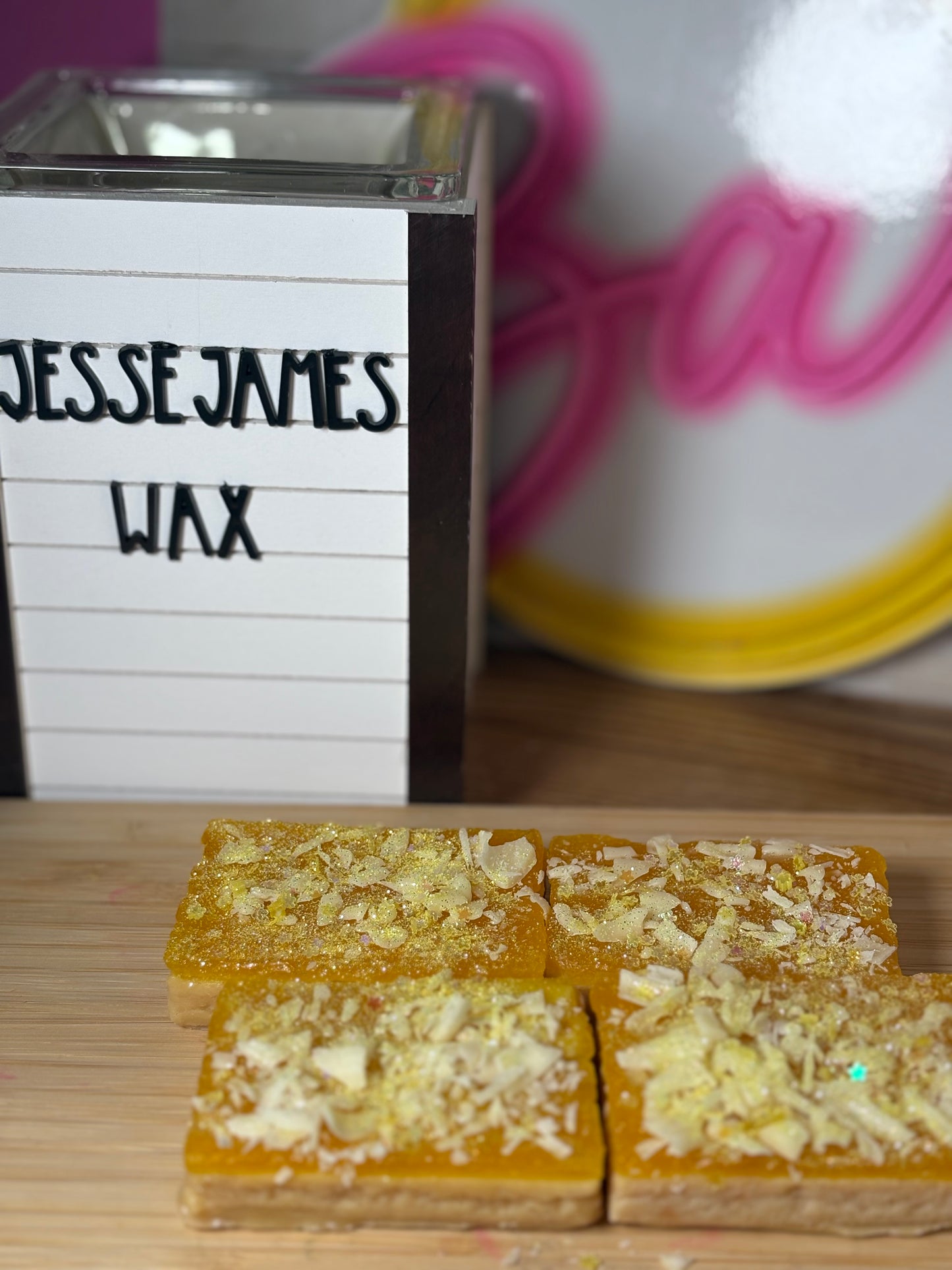 Lemon Bar wax melt/ Soy Wax 2Pk.