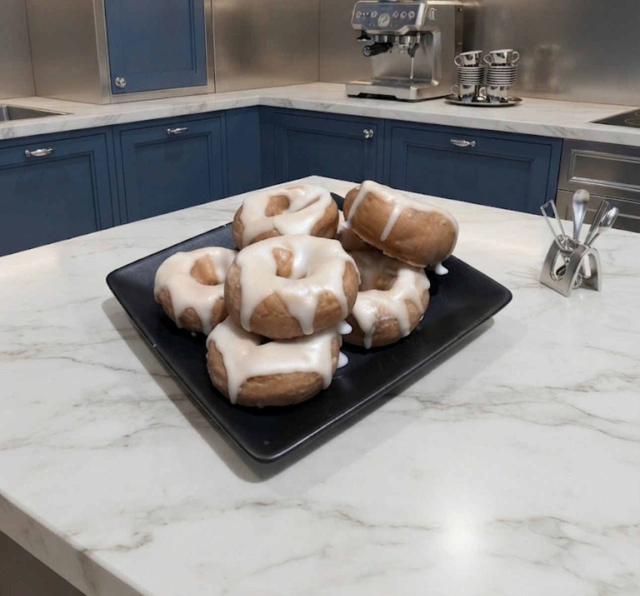 Peach fragrance mini wax melt donuts