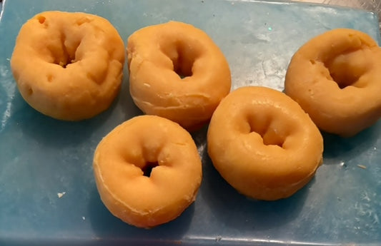 Mini soy wax melt donuts