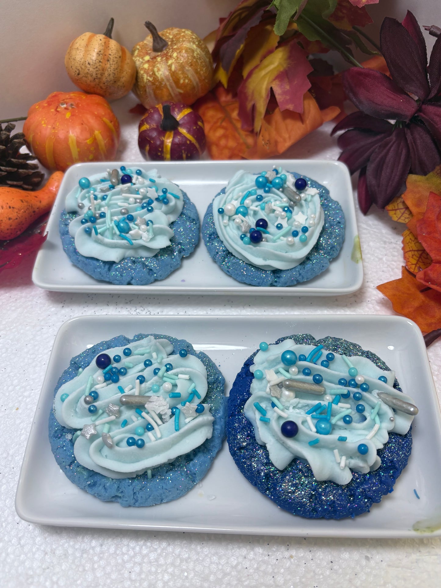 Blueberry wax melt cookie