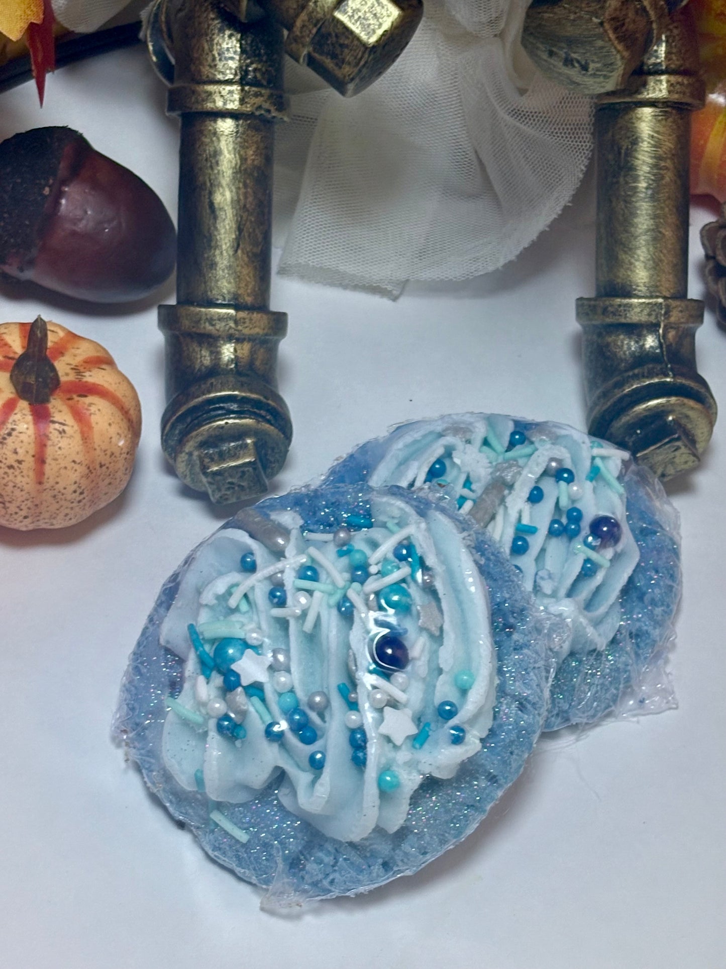 Blueberry wax melt cookie